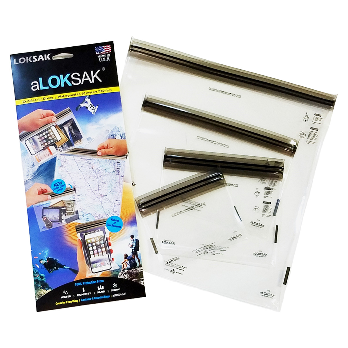 aLOKSAK Resealable Bags Multi Pack - Medium